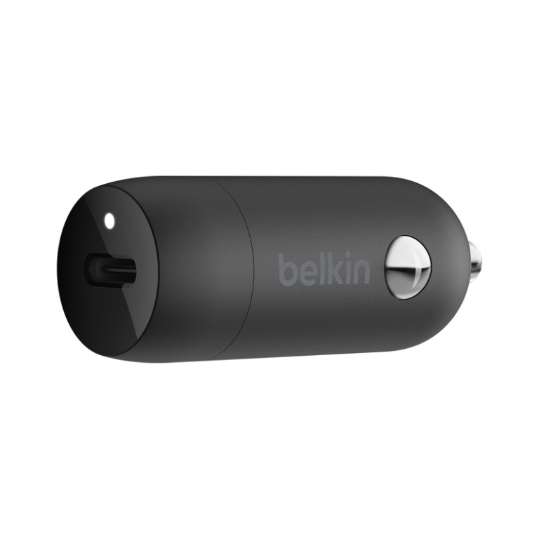 Chargeur Belkin Allume-cigare De Voiture Usb-c Pd 20 W – Noir – CCA003btBK Tunisie