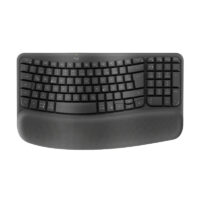 Clavier Sans Fil Logitech Ergonomique Wave Keys – Noir – 920-012286 Tunisie