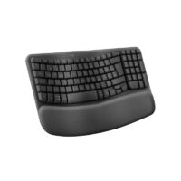 Clavier Sans Fil Logitech Ergonomique Wave Keys – Noir – 920-012286 Tunisie