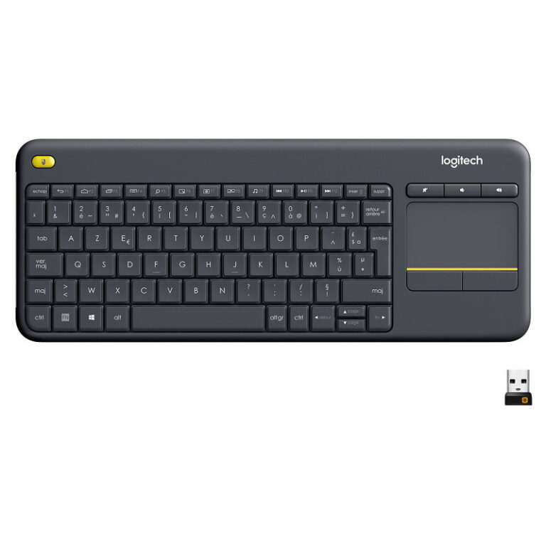 Clavier Sans Fil Logitech K400 Plus – Noir – 920-007129 Tunisie