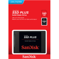 Disque Dur Ssd Interne Sandisk Plus 240go 2,5″ Sata iii – SDSSDA-240G-G26 Tunisie