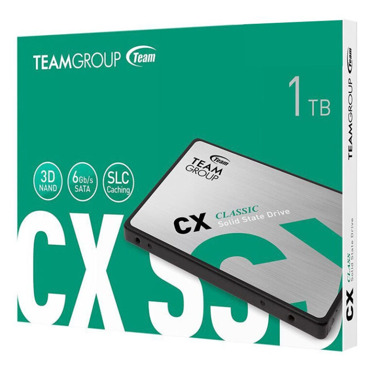 Disque Ssd Interne Teamgroup Cx2 1 To 2.5″ Sata Iii – T253X6001T0C101 Tunisie