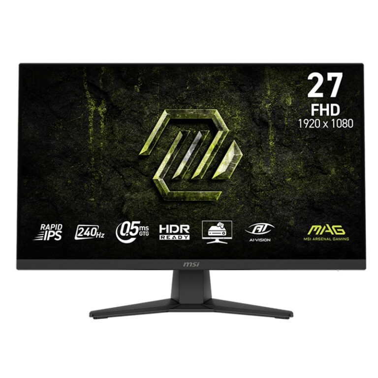 Ecran Gaming MSI MAG 272F X24 27” Full HD IPS 240Hz – 9S6-3CE51T-011 Tunisie