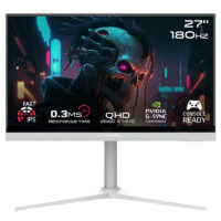 Ecran Gaming Gameon Arctic Pro Series 27” QHD 180Hz Fast IPS – Blanc – GOA27QHD180IPS Tunisie
