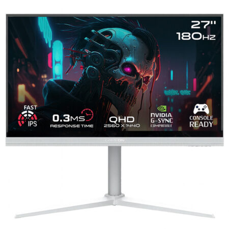 Ecran Gaming Gameon Arctic Pro Series 27” QHD 180Hz Fast IPS – Blanc – GOA27QHD180IPS Tunisie