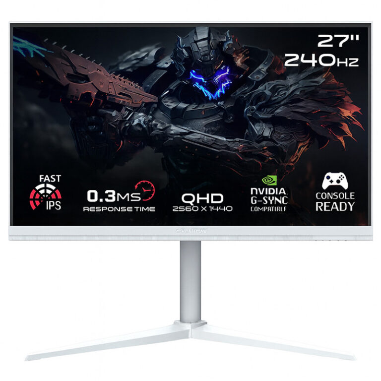 Ecran Gaming Gameon Arctic Pro Series 27” QHD 240Hz Fast IPS – Blanc – GOA27QHD240IPS Tunisie