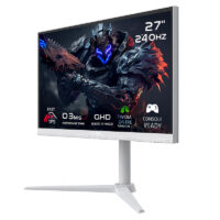 Ecran Gaming Gameon Arctic Pro Series 27” QHD 240Hz Fast IPS – Blanc – GOA27QHD240IPS Tunisie