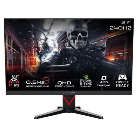 Ecran Gaming Gameon Dominator Series 27” QHD 240Hz Fast IPS- Noir – GOMD27QHD240IPS Tunisie