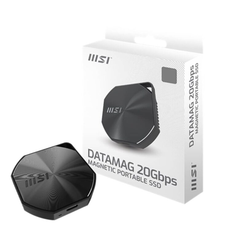 Disque Dur Externe SSD Msi DATAMAG 20 Go 1TB- Noir – S78-440L0B0-P83 Tunisie