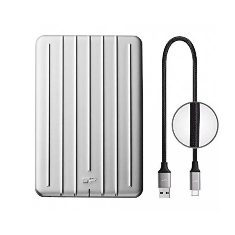 Disque Dur Externe Silicon Power Armor 2 To A75 -Gris – SP020TBPHDA75S3S Tunisie