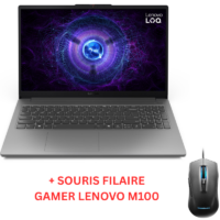PC Portable Gamer LENOVO LOQ 15IAX9E i5 12è Gén 16Go 512Go RTX 2050 4Go -Gris – 83LK0075FG Tunisie