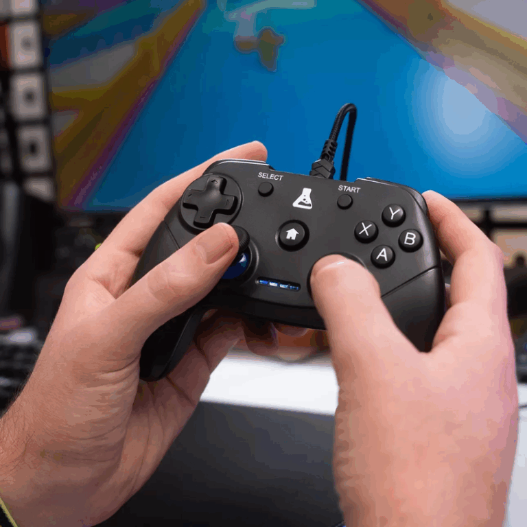 Manette De Jeu Filaire THE G-LAB – Noir – K-PAD-Thorium Tunisie