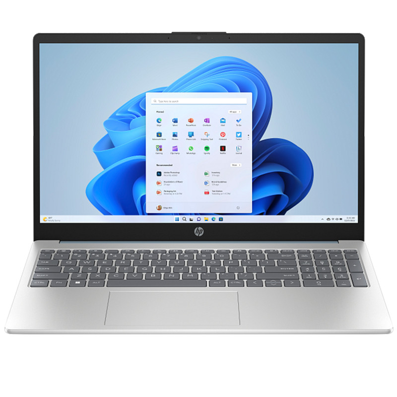 PC Portable HP 15-fd0590nk Intel N100 4Go 256Go SSD – Bleu Clair – CB6C7EA Tunisie