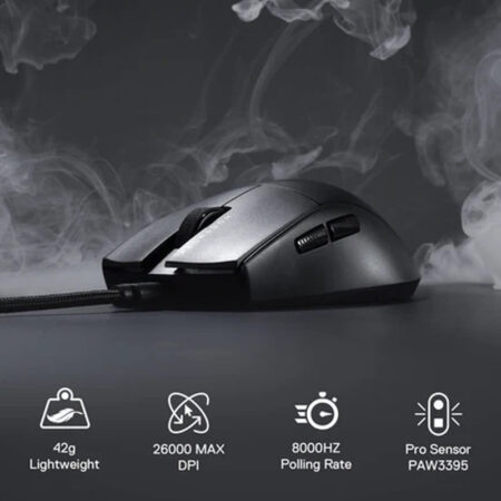 Souris Gamer Filaire REDRAGON King 8K M996 – Noir Tunisie