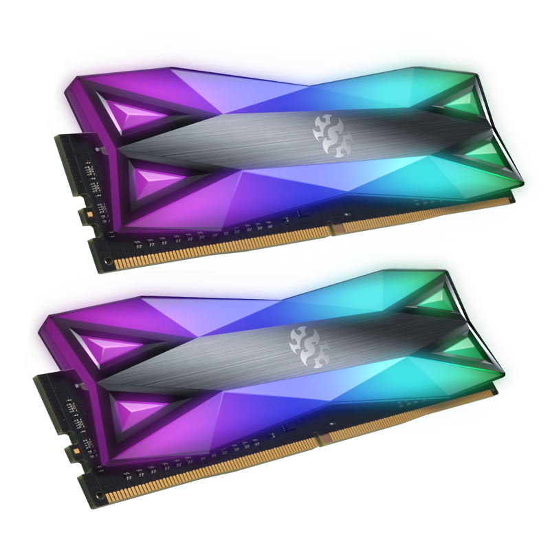 Mémoire De Bureau XPG SPECTRIX DT60 16 GB ( 2 X 8 GB ) 3200 DDR4 RGB – AX4U32008G16A-DT60 Tunisie