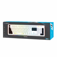 Clavier Gamer Filaire AQIRYS ALUDRA RGB Blanc – AQRYS-ALUDRA Tunisie
