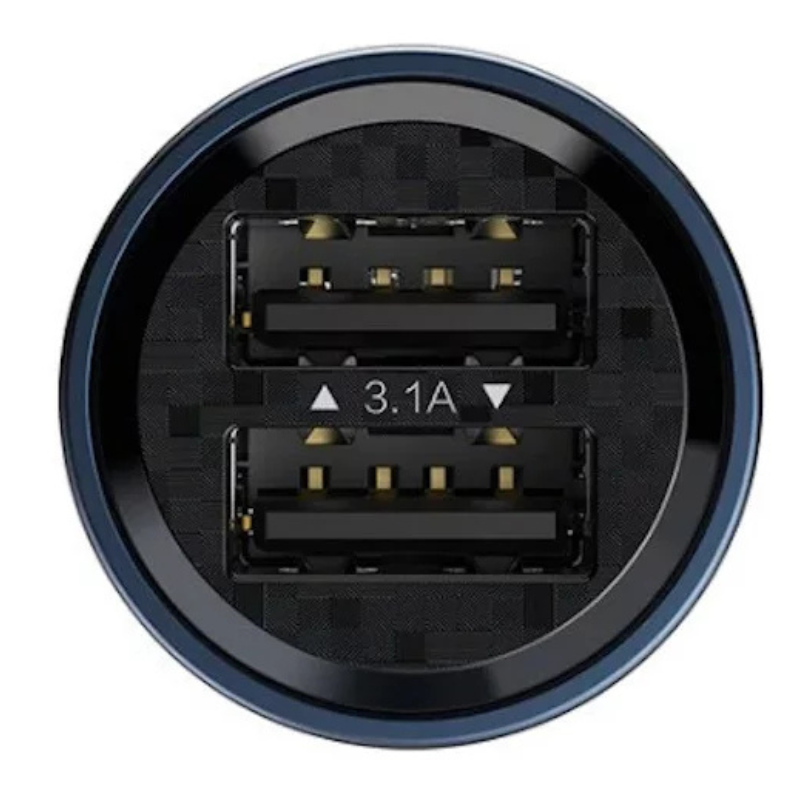 Chargeur de voiture Recci – Noir – RCC-N16 Tunisie