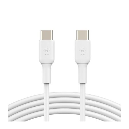 Câble De Charge Belkin Boost Charge USB-C vers USB-C 2M Blanc – CAB003bt2MWH Tunisie
