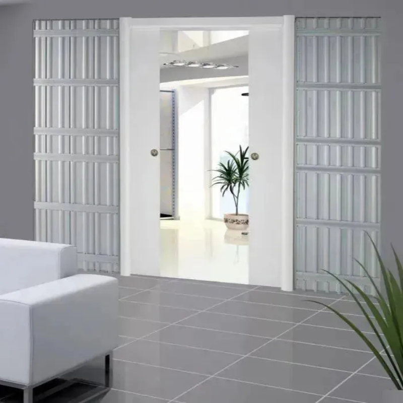 Kit de Porte Coulissante encastré Platre SCRIGNO 2P 1400/2100/105 Tunisie