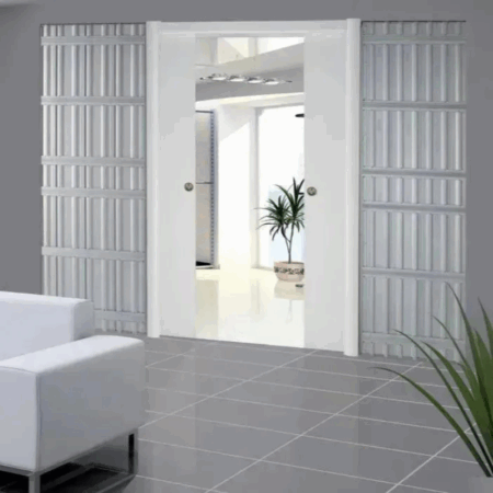 Kit de Porte Coulissante encastré SCRIGNO 2P 2000/2100/105 Tunisie