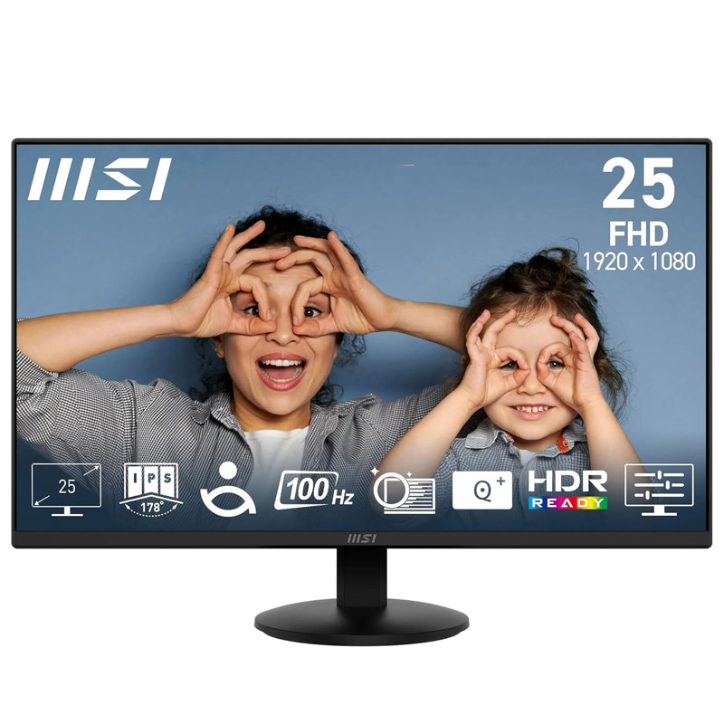 Ecran MSI Pro MP252L 24.5” FHD 100Hz IPS – 9S6-3PD7CT-012 Tunisie