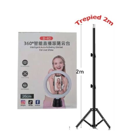 Kit Ring Light 360°+Tripied Tunisie