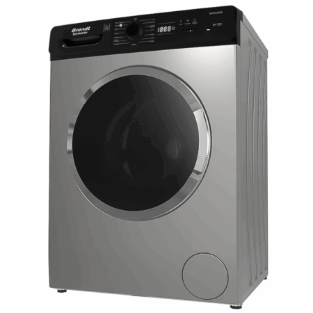 Machine à Laver Frontale Brandt 9 Kg Inverter BLF942QSBL Silver Tunisie