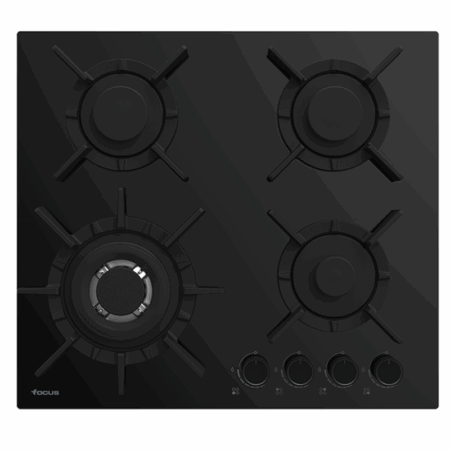 Plaque de Cuisson Focus F.4015BS 4 Feux avec Thermocouple Noir Tunisie