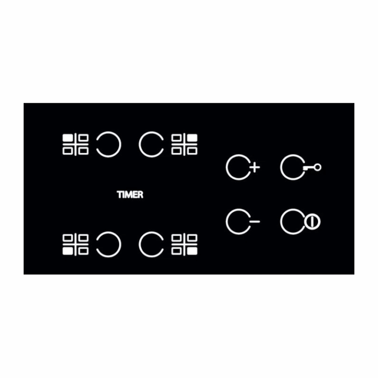 Plaque de Cuisson Vitrocéramique Whirlpool AKT8090NE 4 Feux 60 cm Noir Tunisie