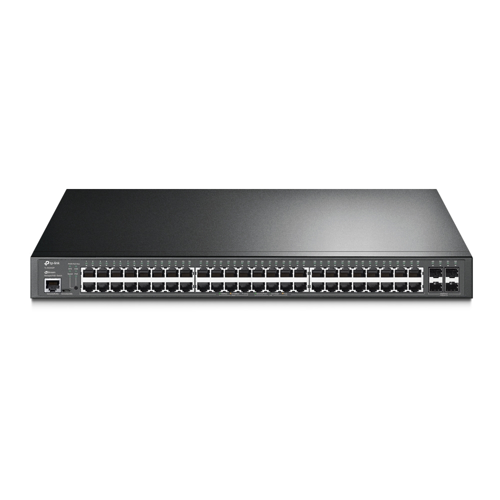Switch Administrable Tp-link L2+ 52 Ports Gigabit Avec 48 Ports Poe+ – Noir -TL-SG3452P Tunisie