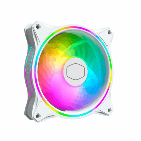 Ventilateur Cooler Master MasterFan MF120 HALO White Edition Tunisie