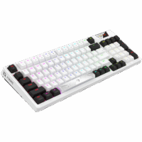 Clavier Filaire Gamer Mécanique AQIRYS ADARA 100% Anti-ghosting RGB – Blanc Tunisie