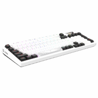 Clavier Filaire Gamer Mécanique AQIRYS ADARA 100% Anti-ghosting RGB – Blanc Tunisie