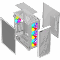 Boitier Gamer Aqirys Arcturus Pro 2.0 Moyen Tour Rgb – Blanc Tunisie
