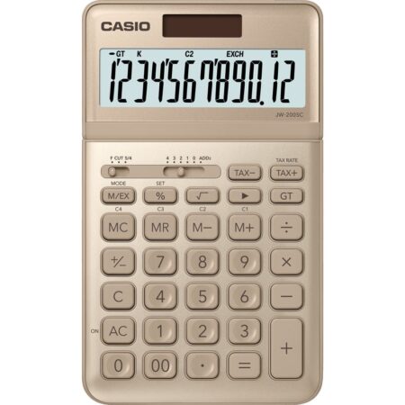 Calculatrice  de bureau Casio NS-10SC-GD 10 Chiffres Gold Tunisie