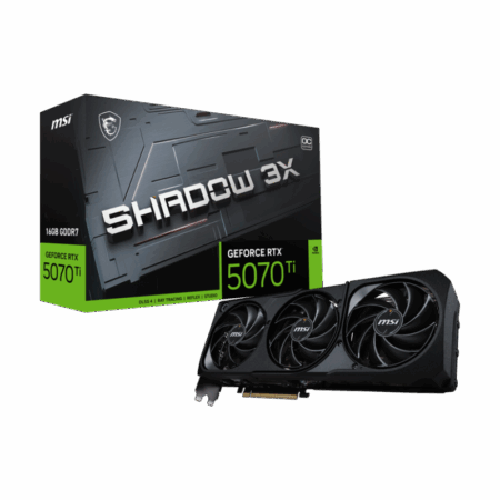 Carte Graphique Msi Geforce Rtx 5070 Ti Shadow 3x Oc 16 Go Gddr7 -912-V531-085 Tunisie