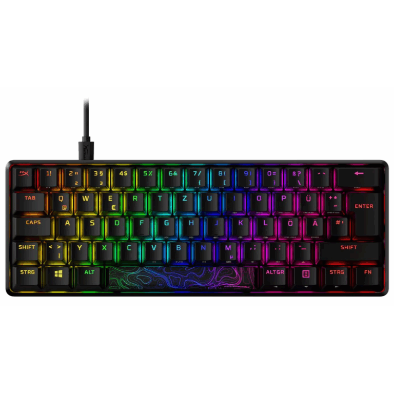 Clavier Filaire Gaming Hyperx Alloy Origins 60-HX Red Switches – Noir –  6P6K8AA Tunisie