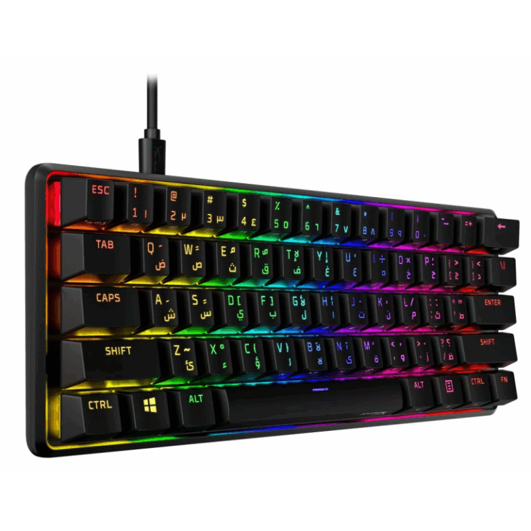 Clavier Filaire Gaming Hyperx Alloy Origins 60-HX Red Switches – Noir –  6P6K8AA Tunisie