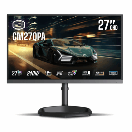 Ecran Gaming COOLER MASTER GM27QPA 27″ 2K Curved 240 Hz  Flat – GM27QPA Tunisie