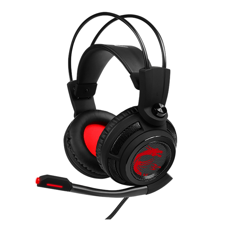 Casque Micro Filaire Usb Gaming Msi DS502 -Noir – S37-2100911-SV1 Tunisie