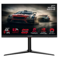 Ecran Gaming Gameon Arctic Pro Series 27” QHD 380Hz Fast IPS – Blanc – GOAP27QHD380IPS Tunisie
