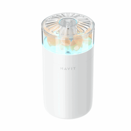 Humidificateur Diffuseur D&rsquo;arome LED 250ML Havit H1350 Tunisie