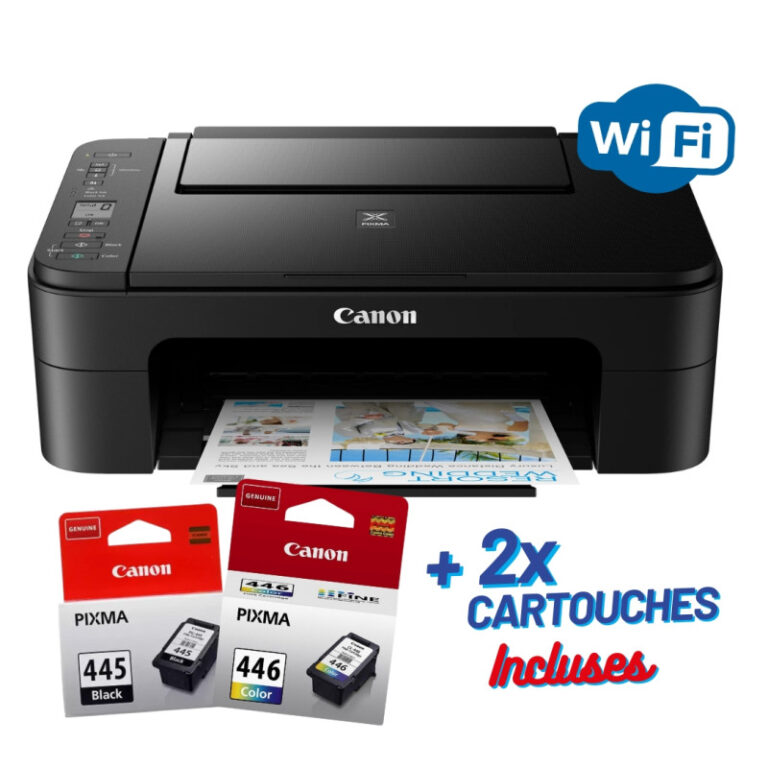 Imprimante multifonction Canon Pixma TS3340 Wifi Couleur – TS-3340 Tunisie