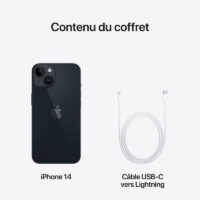 Iphone 14 128 Go – Midnight –  MPUF3ZD/A Tunisie