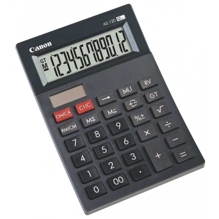 Calculatrice de bureau Canon AS-120 II EMEA HB 12 chiffres Tunisie
