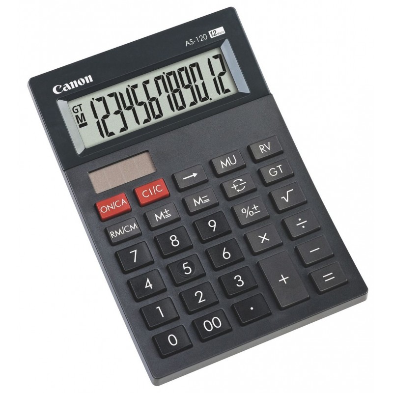 Calculatrice de bureau Canon AS-120 II EMEA HB 12 chiffres Tunisie