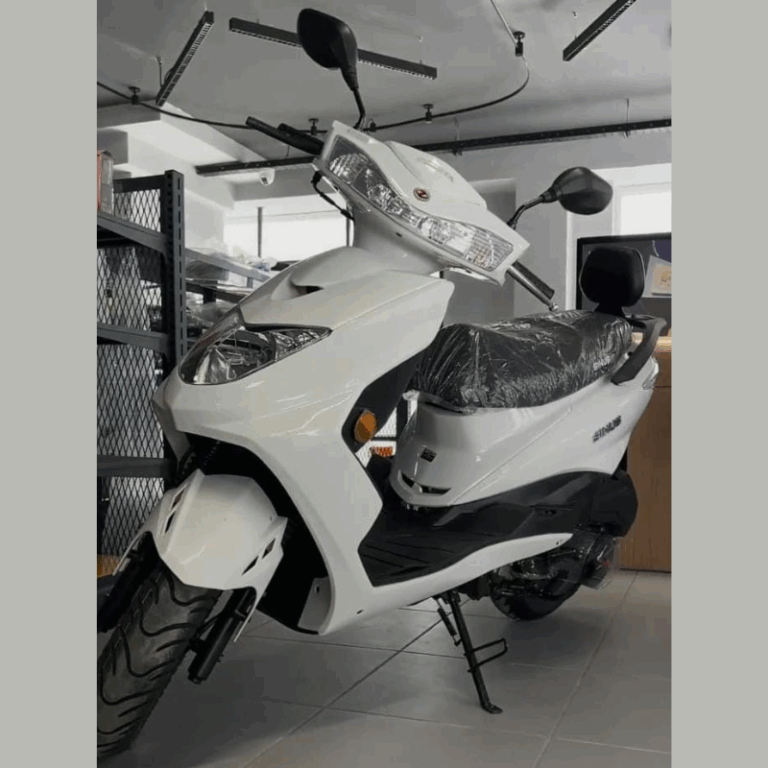 Moto Zimota Sinus 124cc – Blanc Tunisie