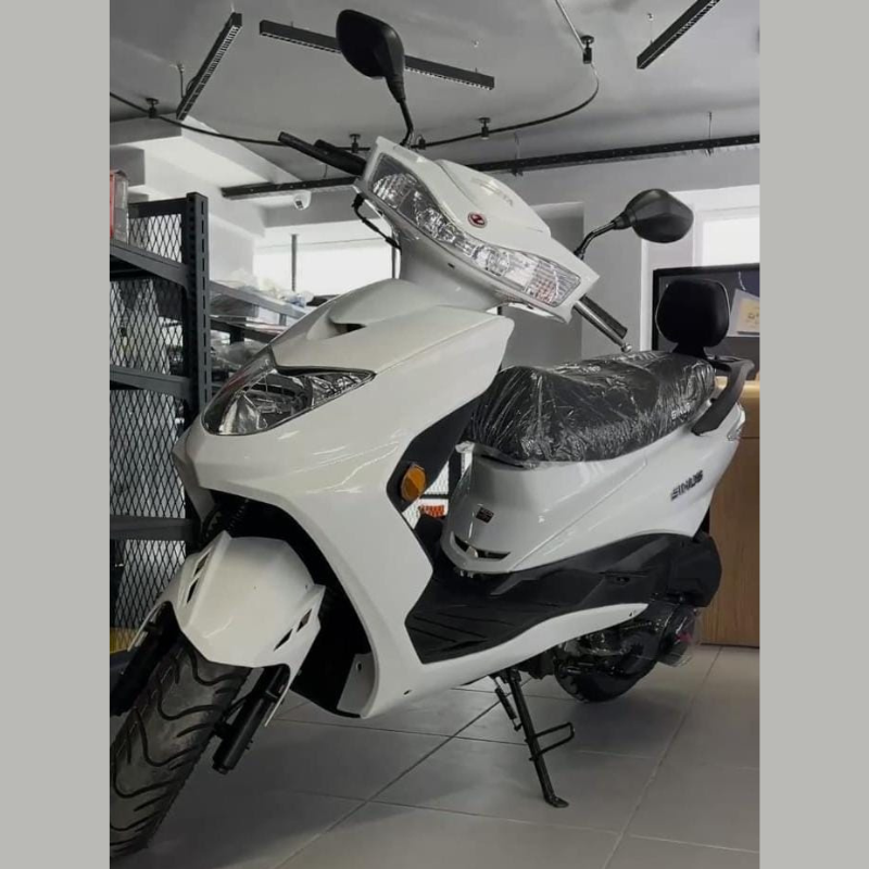 Moto Zimota Sinus 124cc – Blanc Tunisie