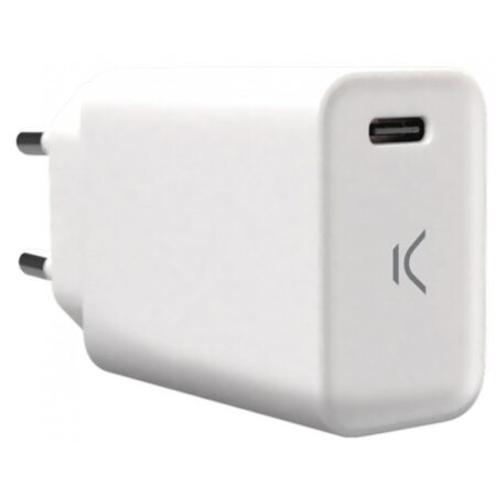 Chargeur Mural KSIX USB Type C / Blanc Tunisie