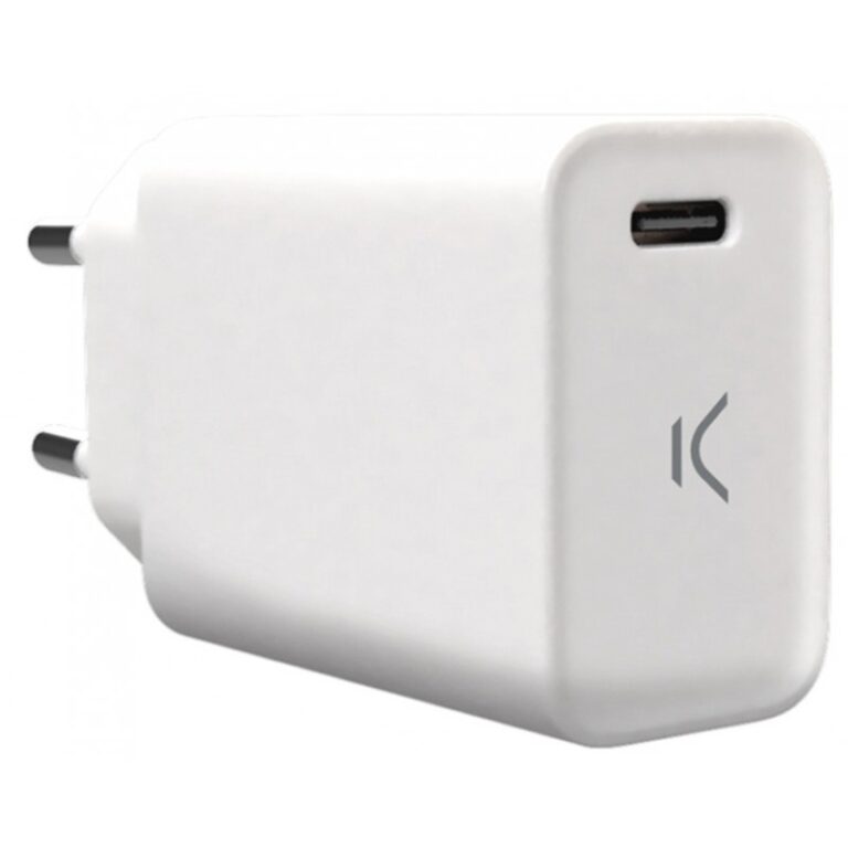 Chargeur Mural KSIX USB Type C / Blanc Tunisie